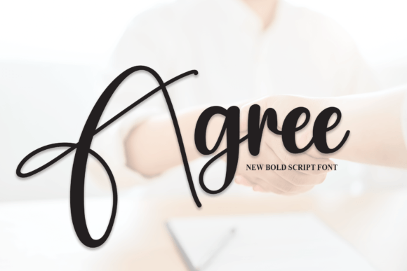 Agree Font: A Versatile Script for Strong Branding