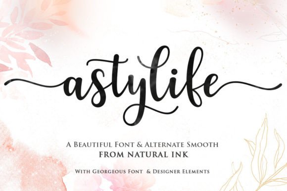 Astylife: A Luxurious Script Font for Makers and Creative Entrepreneurs