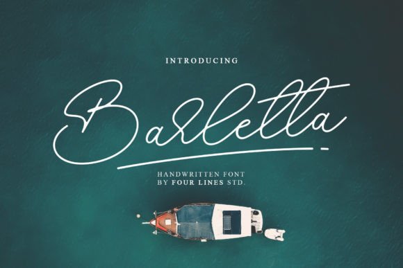 Barletta Font: A Handwritten Typeface for Editorial Elegance