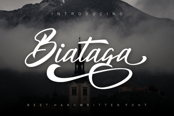 Biataga: A Handwritten Typeface for Heartfelt Creations
