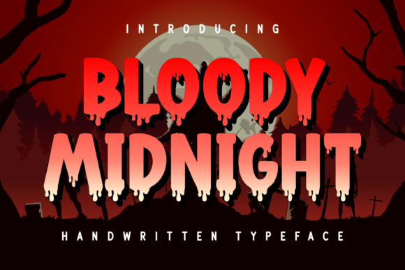 Bloody Midnight Font Review: A Spooky Display Typeface for Bold Branding