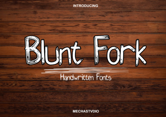 Blunt Fork: A Script Font That Elevates Digital Branding