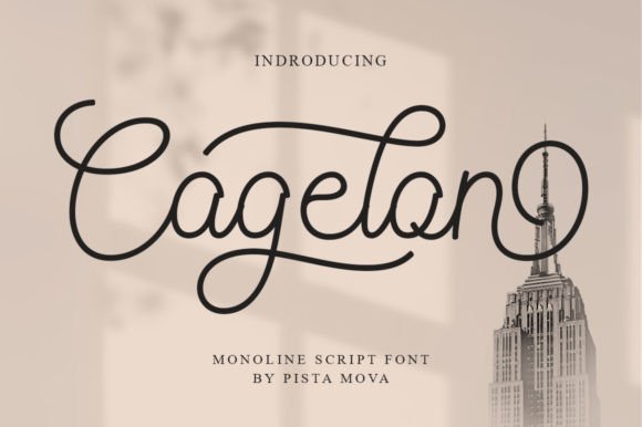 Cagelon: A Handwritten Typeface That Elevates Editorial Design