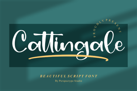Cattingale: A Handwritten Typeface for Editorial Elegance