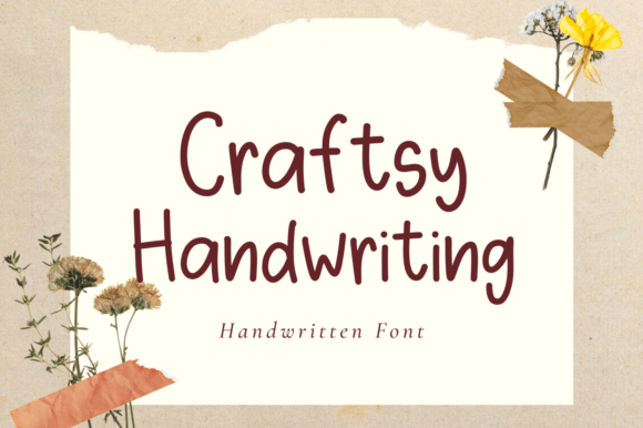 Craftsy: A Playful Handwritten Font for Creative Branding