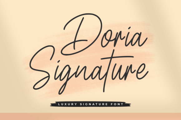 Elevate Your Editorial Design with the Doria Signature Typeface