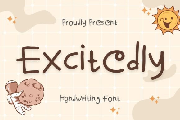 Excitedly Font: A Playful Typeface for Your Brand Identity