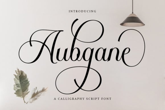Exploring Aubgane: A Classy Script Typeface for Creative Branding