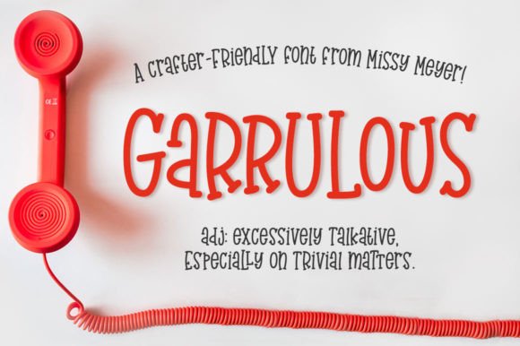 Garrulous Font: A Typography Game-Changer for Small Businesses