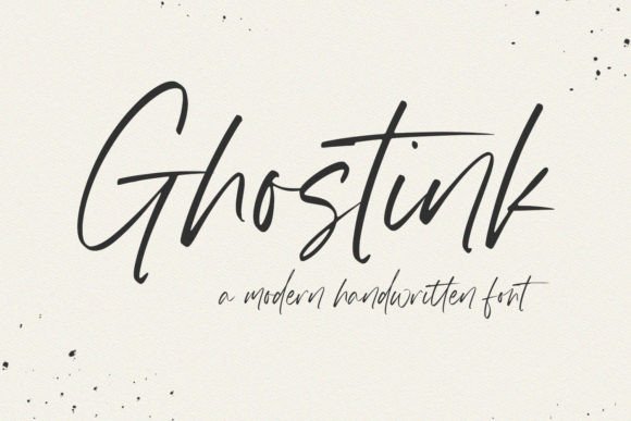 Gohstink Font Review: A Handwritten Script for Real Design Projects