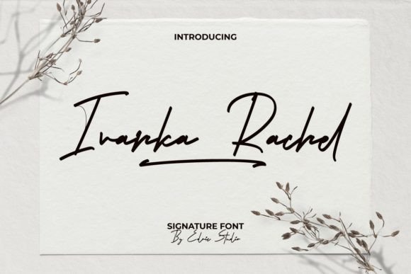 Ivanka Rachel: A Beautiful Script Font for Real Makers
