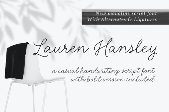 Lauren Hansley Font: A Chilled Script for Creative Branding