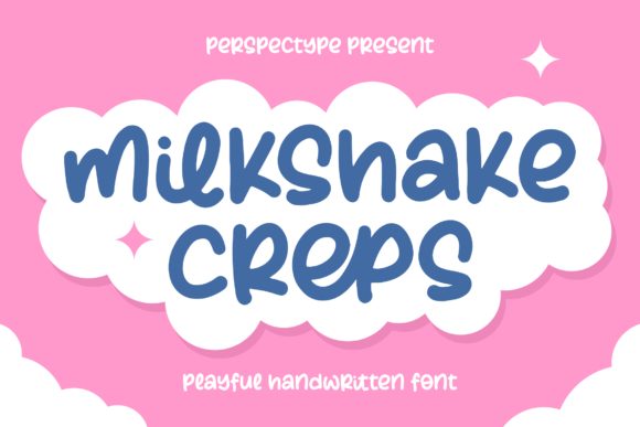 Milkshake Creps: A Hand-Lettered Font for Editorial Charm