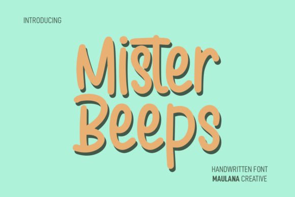 Mister Beeps Font: A Whimsical Typeface for Memorable Branding