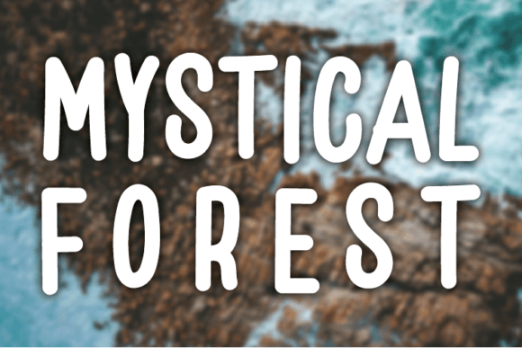 Mystical Forest Typeface: A Handwritten Font for Real-World Branding
