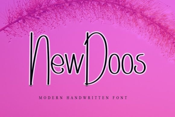 Newdoos: A Script Font with Heart