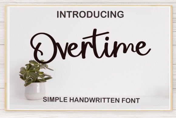 Overtime Font: Elevating Editorial Design with Elegance