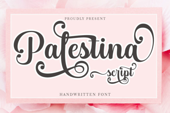 Palestina: A Script Font for Captivating Brand Typography