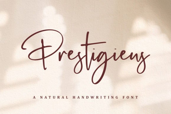 Prestigieus: A Premium Script Font for Editorial Design