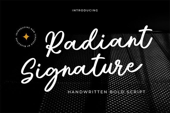 Radiant Signature: A Typeface That Elevates Your Campaign’s Clarity and Style