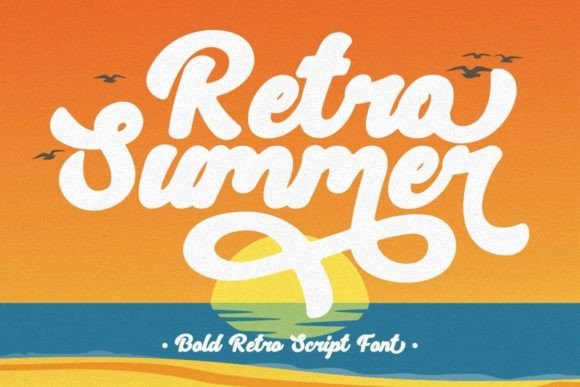 Retro Summer Font: Elevate Your Brand with Vintage Luxury Typography