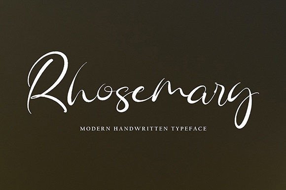 Rhosemary: A Handwritten Font That Brings Your Creations to Life