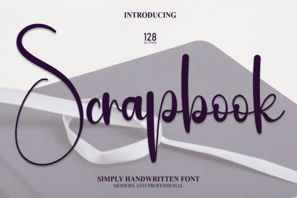 Scrapbook: A Handwritten Typeface for Editorial Elegance