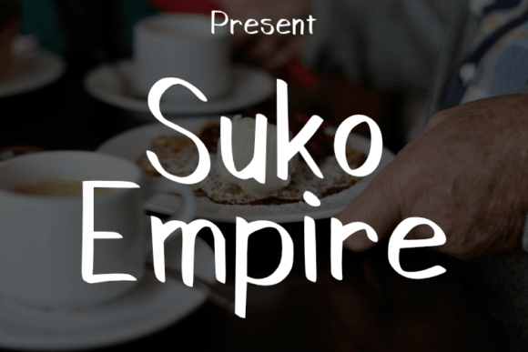 Suko Empire: A Modern Script Typeface for Creative Makers