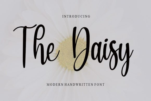 The Daisy Typeface: A Fresh Handwritten Font for Modern Branding