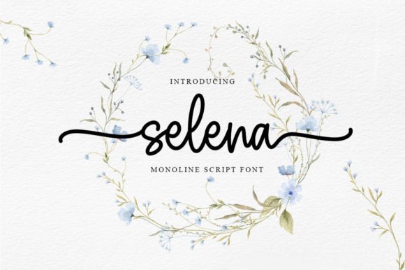 The Selena Typeface: A Modern Script for Editorial Elegance