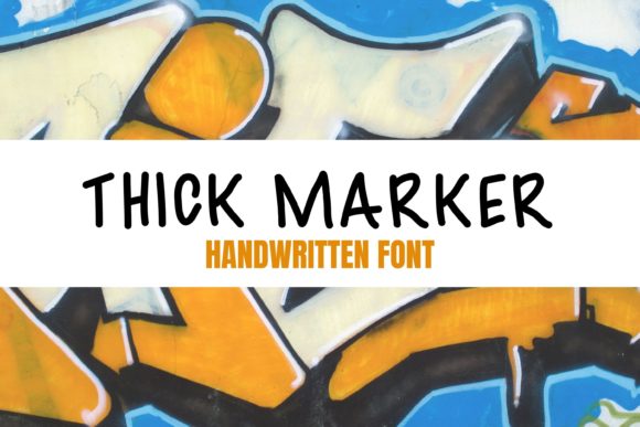 Thick Marker Font Review: A Playful Typeface for Bold Campaigns
