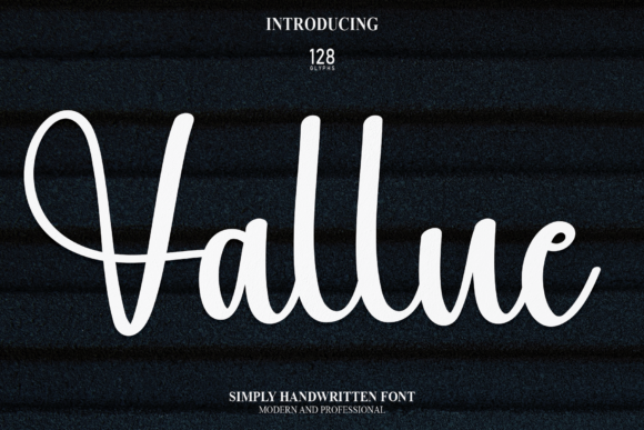 Vallue Font: Add Handwritten Charm to Your Brand