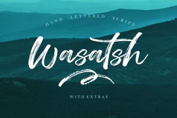 Wasatsh: A Modern Handwritten Typeface for Editorial Design
